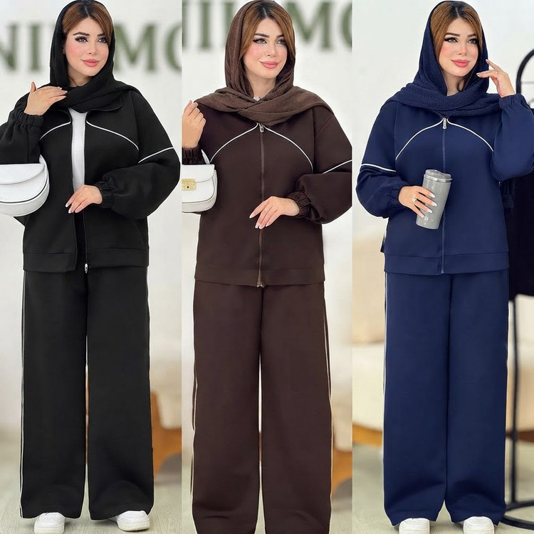 ست سوییشرت و شلوار مازراتی گرم بالا زنانه